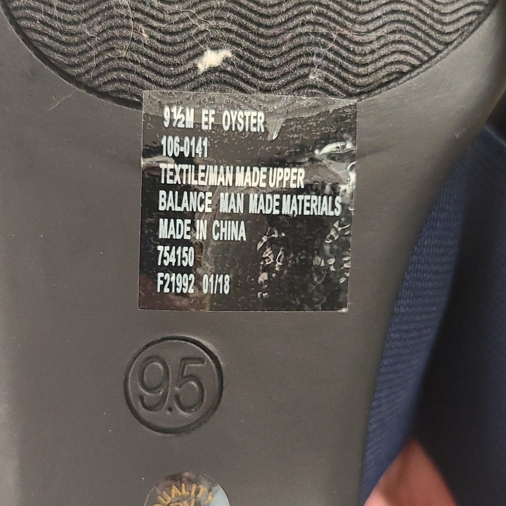East 5th NWOT Navy Slip On Sandals / Shoes - Size 9.5 - Picture 6 of 7